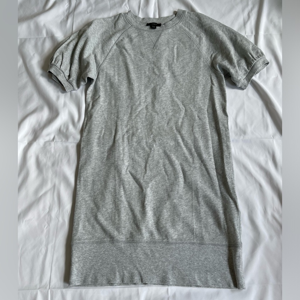 J. Crew Gray Sweatshirt Dress XXS